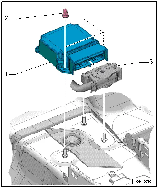 Audi Q3. Overview - Airbag Control Module