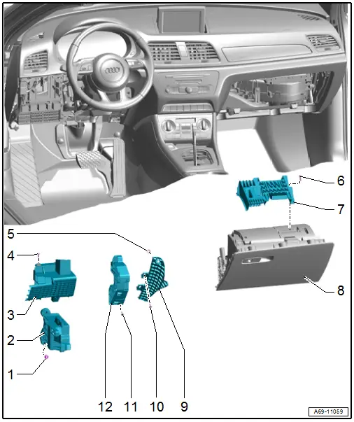Audi Q3. Overview - Deformation Element