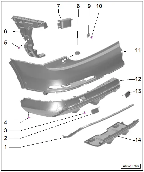 Audi Q3. Overview - Bumper Cover, Audi RS Q3
