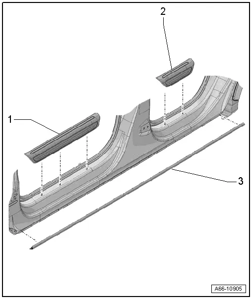 Audi Q3. Overview - Sill Panel Trim