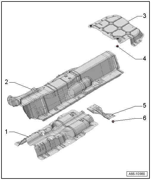 Audi Q3. Overview - Heat Shield