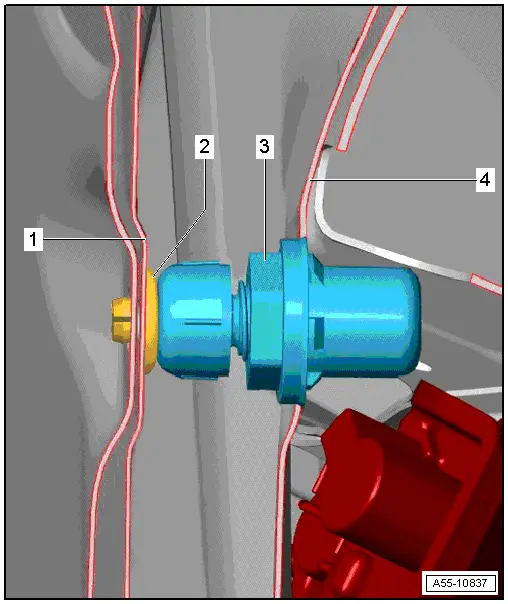 Audi Q3. Adjusting Buffer, Adjusting